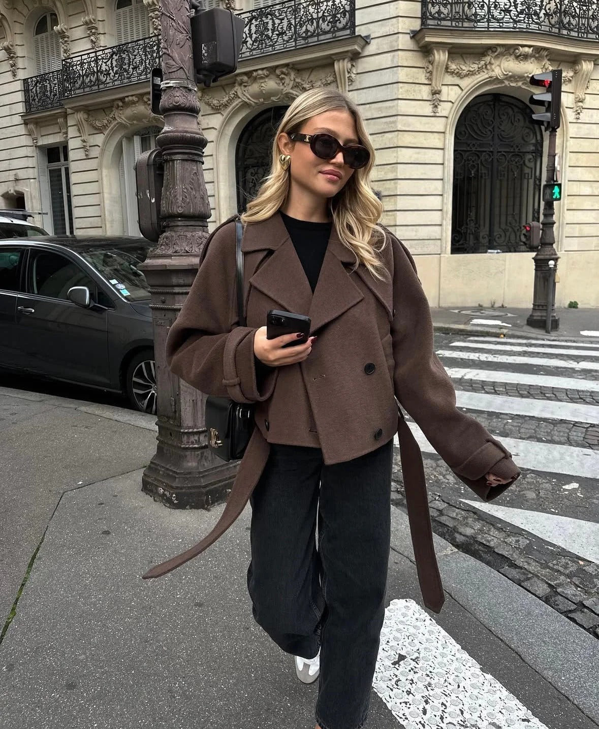 Fleur | Cropped Wool Jacket