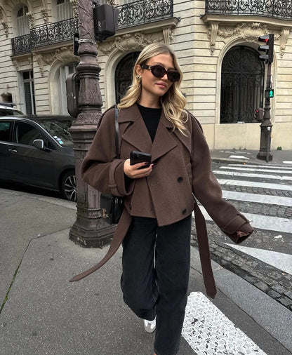 Fleur | Cropped Wool Jacket