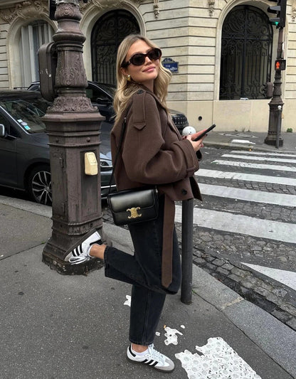 Fleur | Cropped Wool Jacket