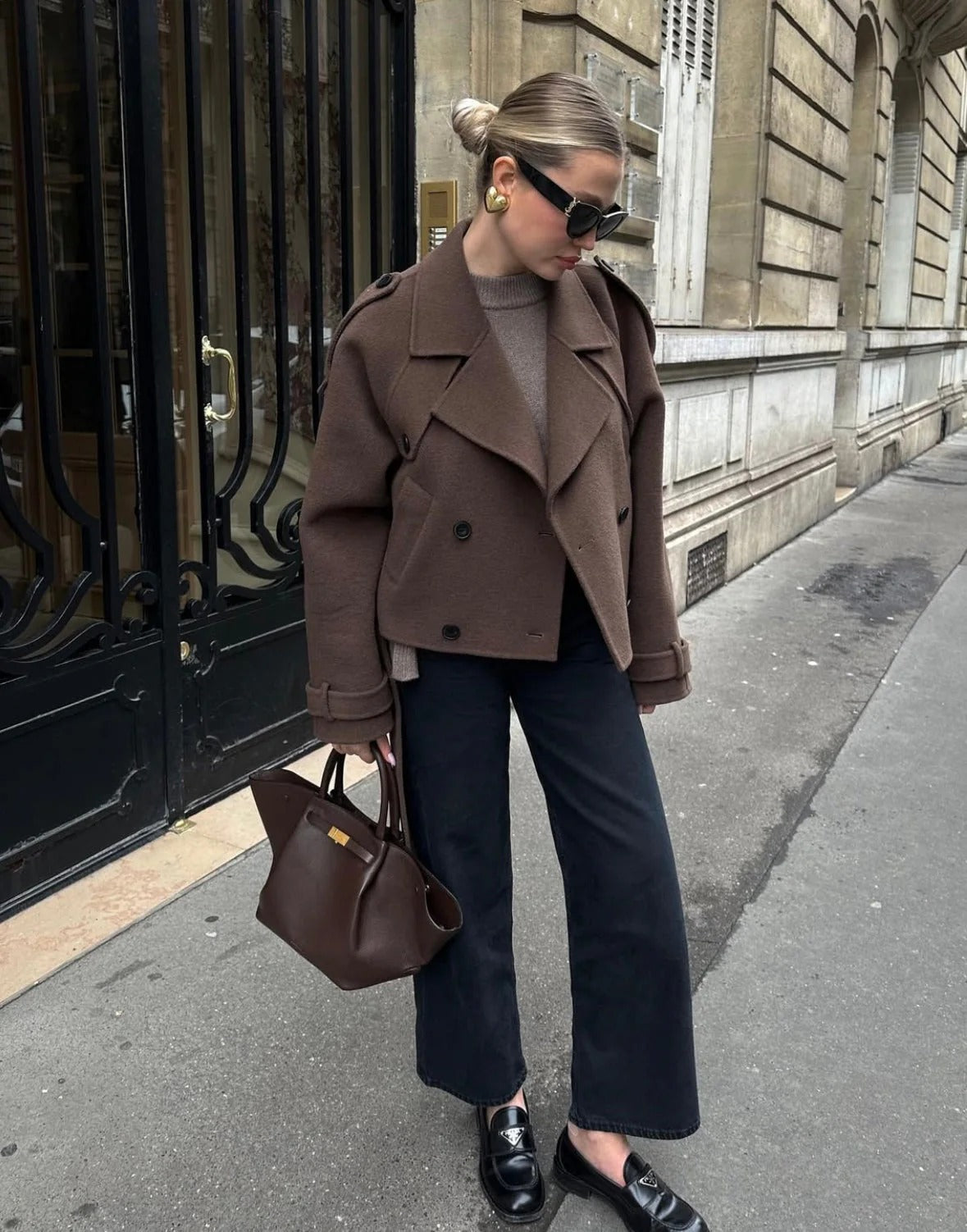 Fleur | Cropped Wool Jacket