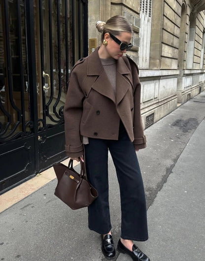 Fleur | Cropped Wool Jacket