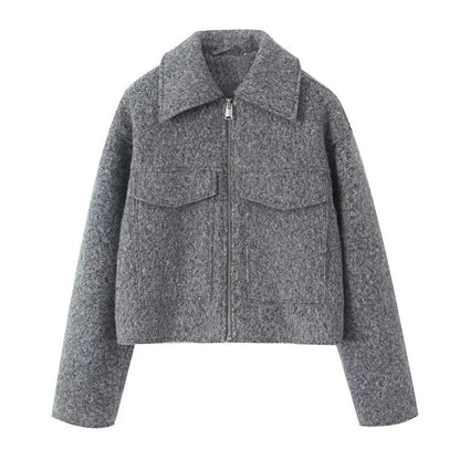 Jana | Cropped Wool Jacket